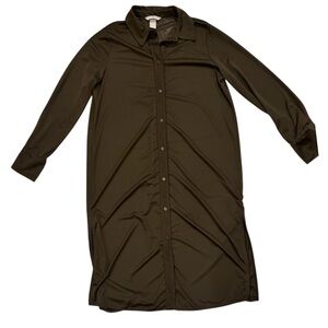 H&M Olive Green Shirt Dress